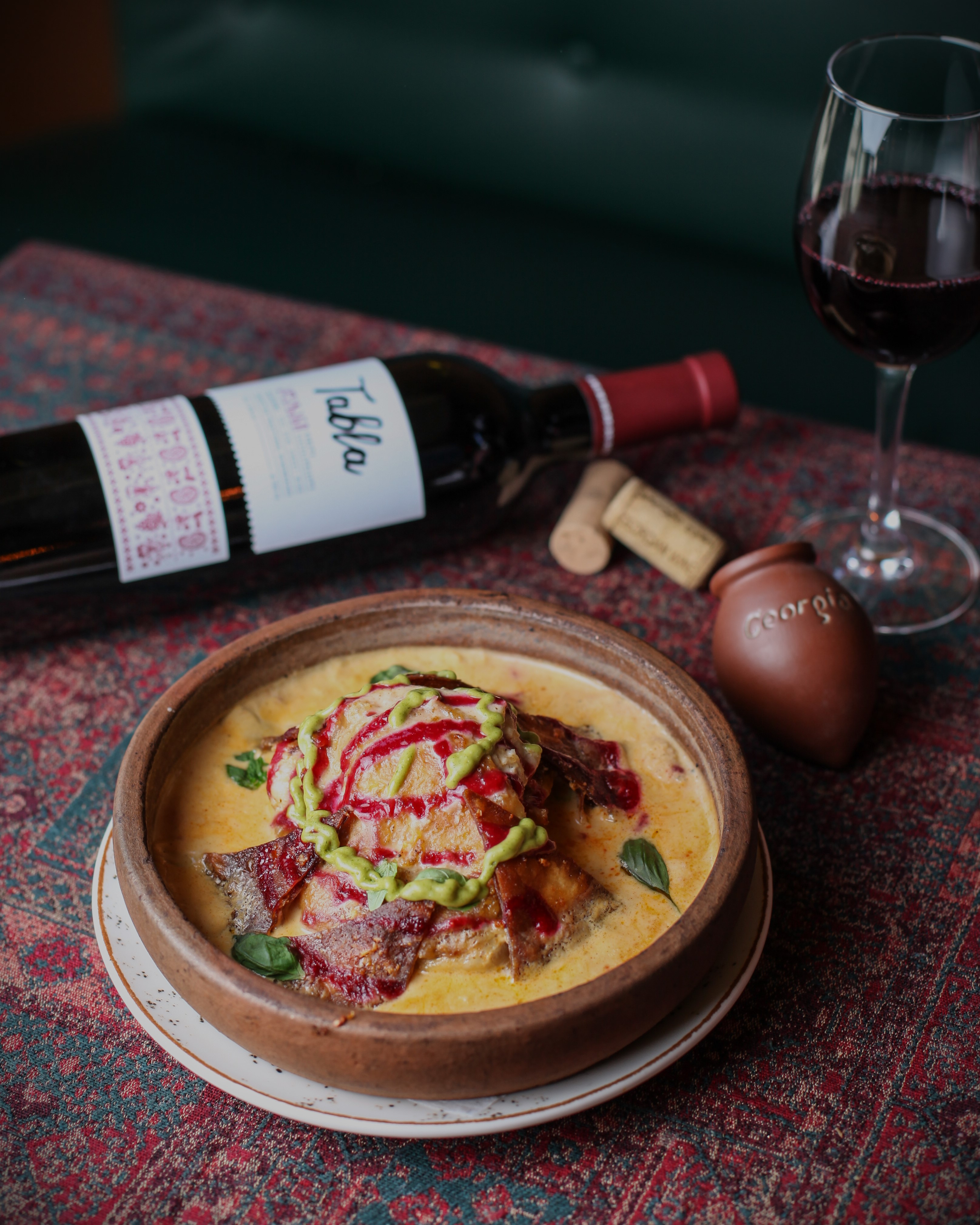 Georgian mtsvadi skewers