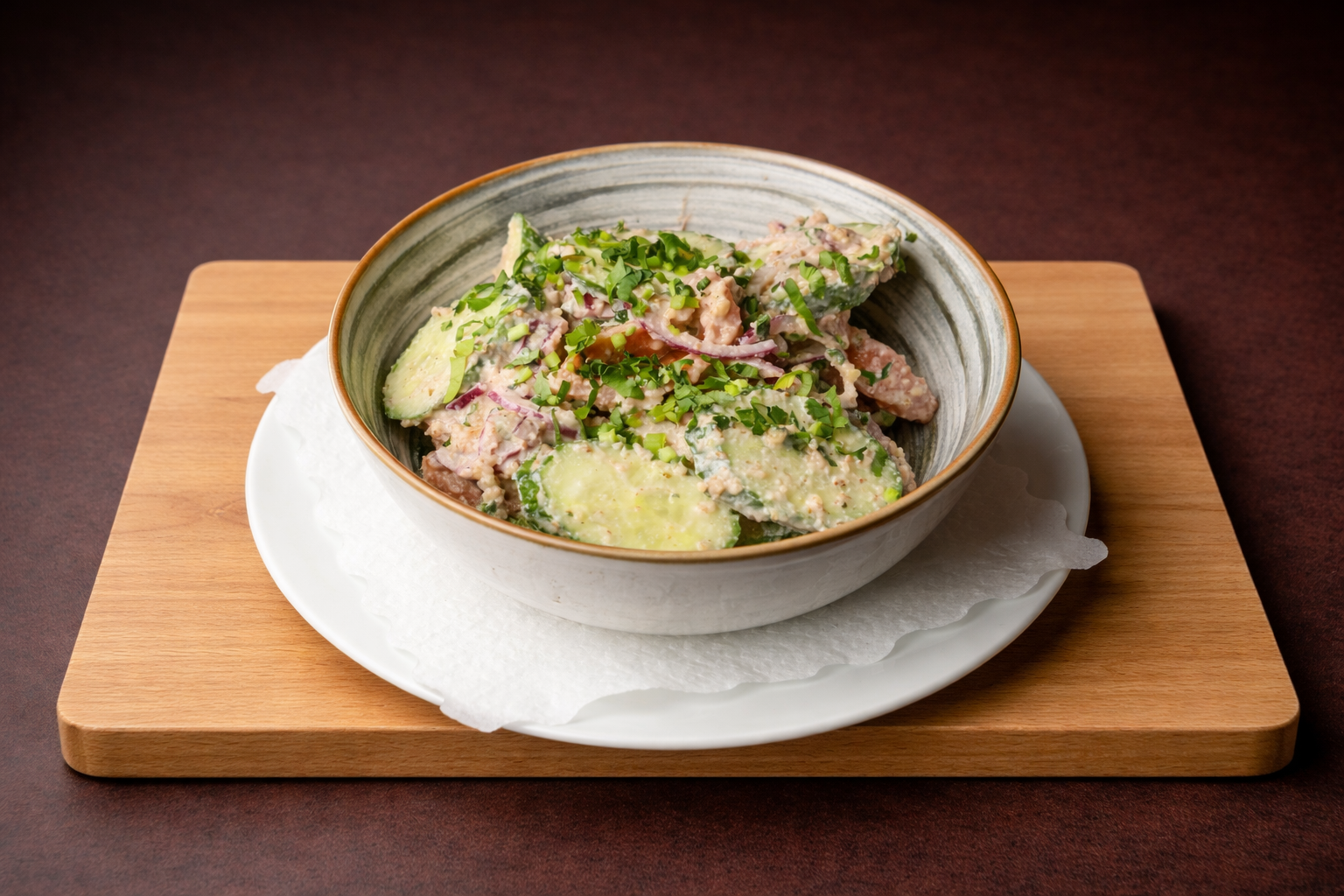Georgian Salad with Walnuts