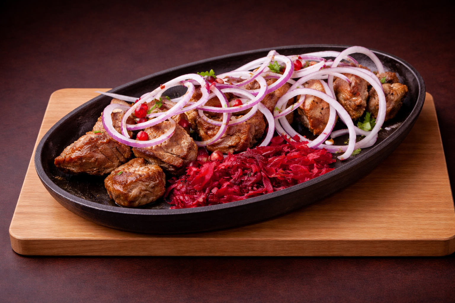 Grilled Pork Neck Skewer